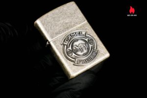 Zippo La Mã 1998 – Antique Silver Plate – Camel 85th Anniversary Emblem 11