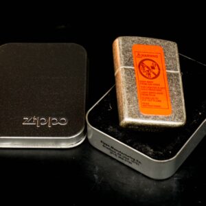 Zippo La Mã 1998 – Antique Silver Plate – Camel 85th Anniversary Emblem 2