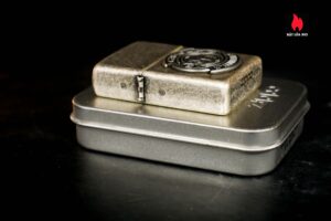 Zippo La Mã 1998 – Antique Silver Plate – Camel 85th Anniversary Emblem 5