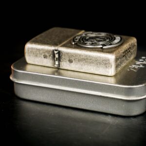 Zippo La Mã 1998 – Antique Silver Plate – Camel 85th Anniversary Emblem 5