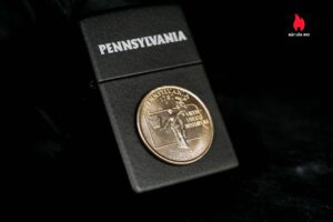 Zippo La Mã 1999 – State Quarters – Pennsylvania 10