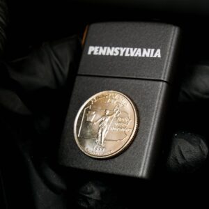Zippo La Mã 1999 – State Quarters – Pennsylvania 2