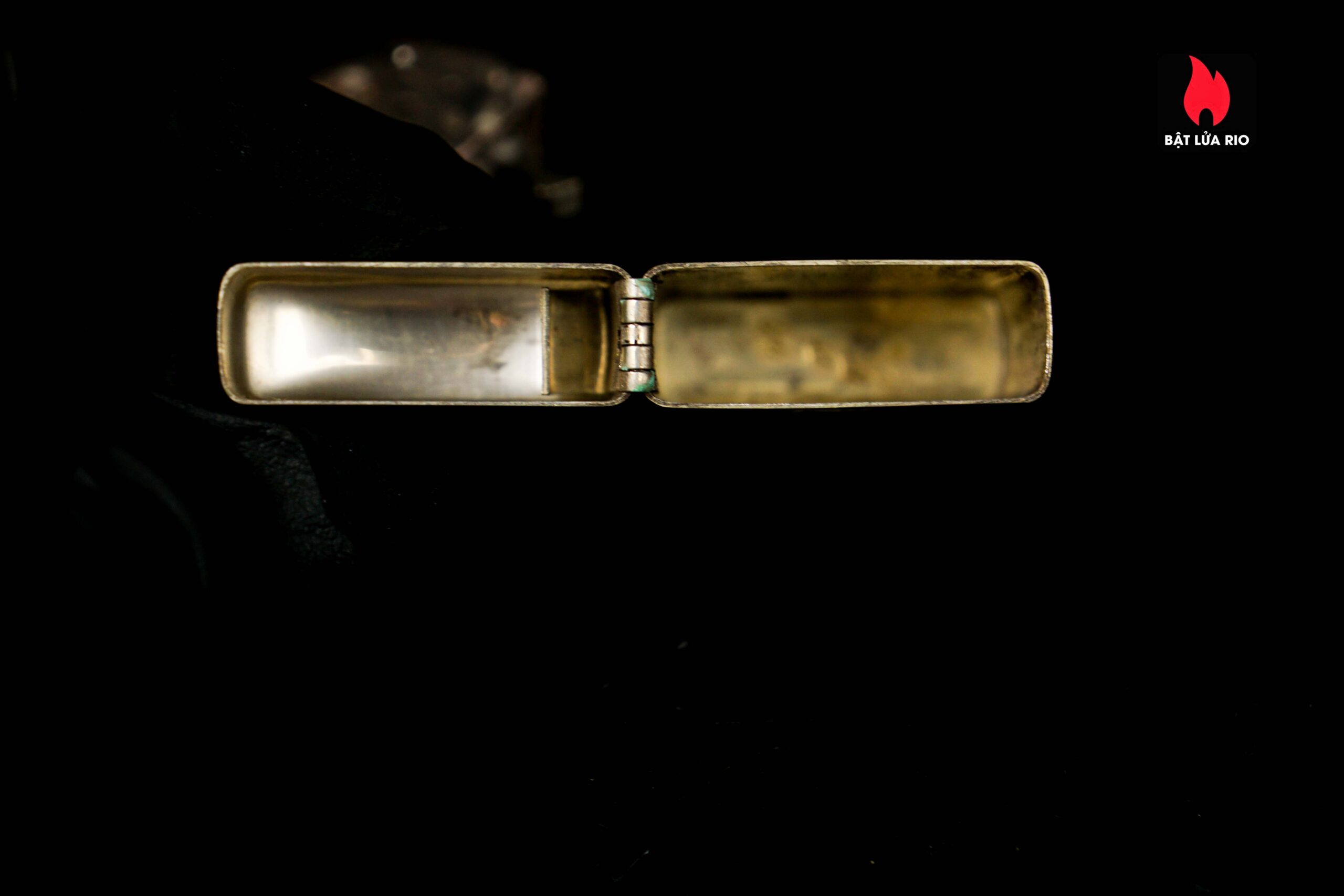 Zippo Slim Xưa 1960 – Sterling Silver – Bạc Nguyên Khối – Caterpillar Fabick 10 years 31