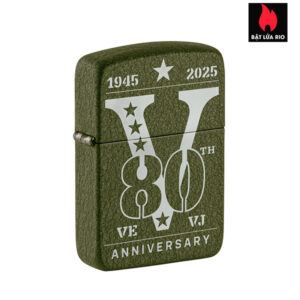 Zippo VE/VJ Day 80th Anniversary Collectible Steel Case – Zippo Victory in Europe | Victory in Europe Japan 80th Anniversary Collectible – Zippo 46949