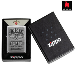 Zippo 250JB.928 - Zippo Jim Beam Emblem High Polish Chrome 1
