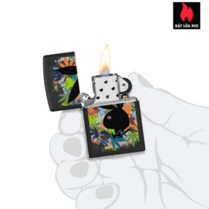 Zippo 46222 - Zippo Playboy Cannabis Collage Black Matte 2