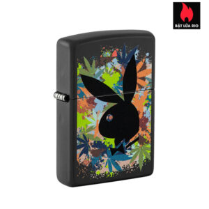 Zippo 46222 - Zippo Playboy Cannabis Collage Black Matte