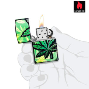 Zippo 46253 - Zippo Glowing Leaves 540 Color Glow in the Dark 4