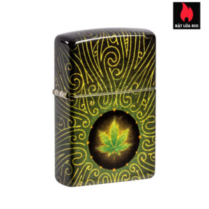Zippo 46276 - Zippo Cannabis Maze 540 Fusion Tumbled Brass
