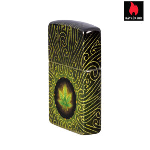 Zippo 46276 - Zippo Cannabis Maze 540 Fusion Tumbled Brass 5