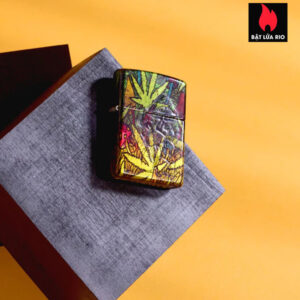 Zippo 46387 - Zippo Fungi Fusion Lustre 540 Fusion Tumbled Brass 1