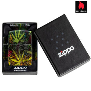 Zippo 46387 - Zippo Fungi Fusion Lustre 540 Fusion Tumbled Brass 3