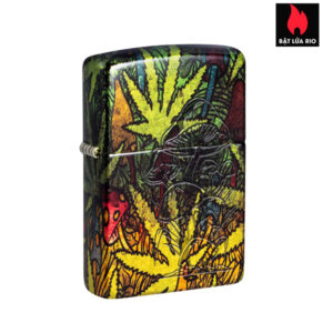 Zippo 46387 - Zippo Fungi Fusion Lustre 540 Fusion Tumbled Brass