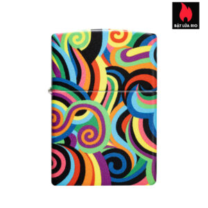 Zippo 46491 - Zippo Rietveld Glowing Swirls 540 Color Glow in the Dark 2