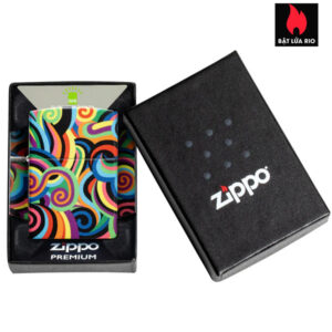 Zippo 46491 - Zippo Rietveld Glowing Swirls 540 Color Glow in the Dark 5