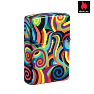 Zippo 46491 - Zippo Rietveld Glowing Swirls 540 Color Glow in the Dark 6