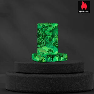 Zippo 46562 - Zippo Abstract Cannabis 540 Color Glow in the Dark 1