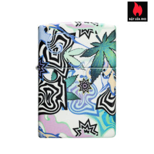 Zippo 46562 - Zippo Abstract Cannabis 540 Color Glow in the Dark 2