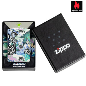 Zippo 46562 - Zippo Abstract Cannabis 540 Color Glow in the Dark 5