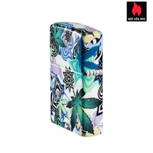 Zippo 46562 - Zippo Abstract Cannabis 540 Color Glow in the Dark 9