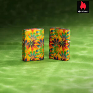 Zippo 48776 - Zippo Cannabis 540 Fusion Tumbled Brass 1