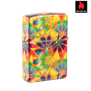 Zippo 48776 - Zippo Cannabis 540 Fusion Tumbled Brass 2