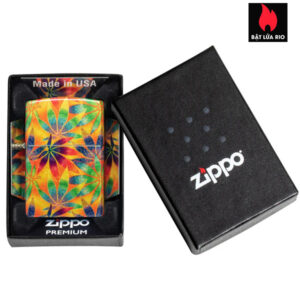 Zippo 48776 - Zippo Cannabis 540 Fusion Tumbled Brass 4