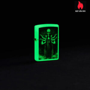 Zippo 48950 - Zippo Victoria Francés Hecate Glow In The Dark Green Matte 1