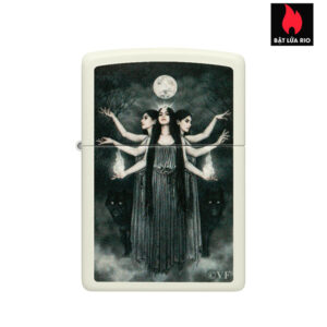 Zippo 48950 - Zippo Victoria Francés Hecate Glow In The Dark Green Matte 3
