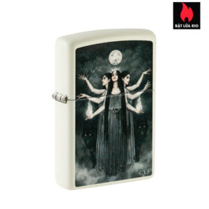 Zippo 48950 - Zippo Victoria Francés Hecate Glow In The Dark Green Matte
