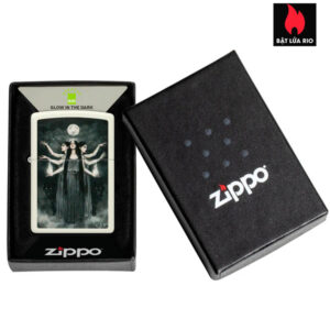 Zippo 48950 - Zippo Victoria Francés Hecate Glow In The Dark Green Matte 5