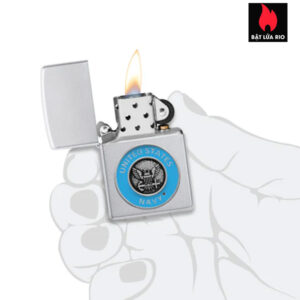 Zippo 48975 - Zippo United States Navy Crest Emblem Satin Chrome 7