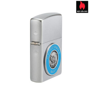 Zippo 48975 - Zippo United States Navy Crest Emblem Satin Chrome 9