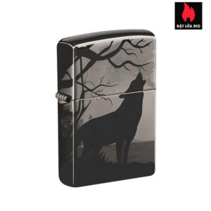 Zippo 49188 - Zippo Wolves Design 360° Black Ice