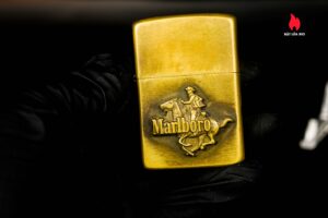 Zippo 1982 – Zippo Marlboro Running HorseMan 1982 – Đồng Nguyên Khối 12
