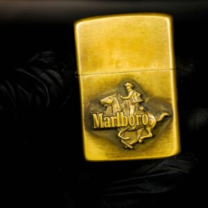 Zippo 1982 – Zippo Marlboro Running HorseMan 1982 – Đồng Nguyên Khối 12