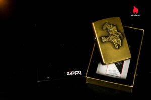 Zippo 1986 – Brass Marlboro Lighter Cowboy On Horseback With Lasso 1