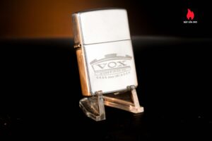 Zippo Bạc Khối 2007 – Sterling Silver – VOX 50 Years Of Golden Tone