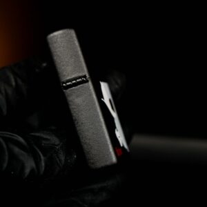 Zippo La Mã 1992 – Black Matte – Marlboro Man Silhouette 6