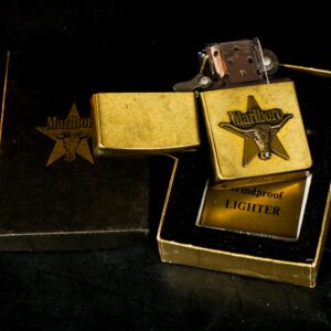 Zippo La Mã 1992 – Đồng Nguyên Khối – Không Khắc Tên – Marlboro Longhorns 2