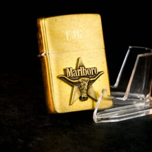 Zippo La Mã 1992 – Đồng Nguyên Khối – Marlboro Longhorns – EJG 13