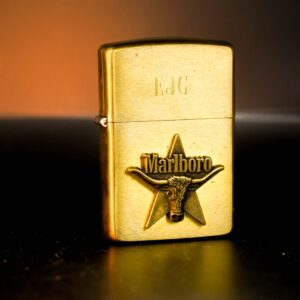 Zippo La Mã 1992 – Đồng Nguyên Khối – Marlboro Longhorns – EJG 19