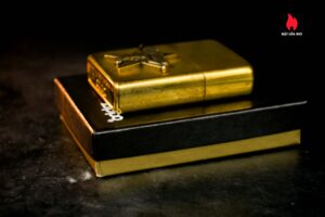 Zippo La Mã 1992 – Đồng Nguyên Khối – Marlboro Longhorns – EJG 5