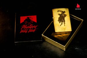 Zippo La Mã 1992 – Marlboro Wild West – LCH – Đồng Nguyên Khối 1