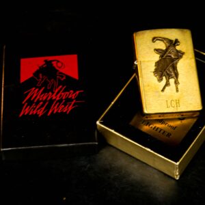 Zippo La Mã 1992 – Marlboro Wild West – LCH – Đồng Nguyên Khối 1