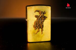 Zippo La Mã 1992 – Marlboro Wild West – LCH – Đồng Nguyên Khối 18