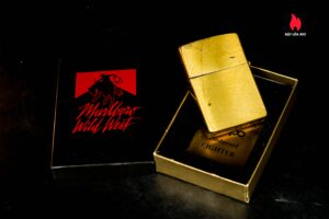 Zippo La Mã 1992 – Marlboro Wild West – LCH – Đồng Nguyên Khối 3