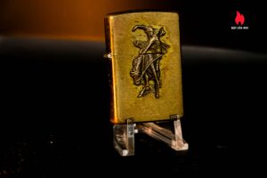 Zippo La Mã 1992 – Marlboro Wild West – RAJ – Đồng Nguyên Khối