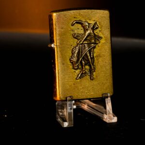 Zippo La Mã 1992 – Marlboro Wild West – RAJ – Đồng Nguyên Khối