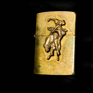 Zippo La Mã 1994 – Đồng Nguyên Khối – Marlboro Rodeo Country Store – Cũ 11
